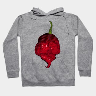 Habanero Chilli Pepper Sticker Spicy Hot Jalapeno Carolina Reaper Hoodie